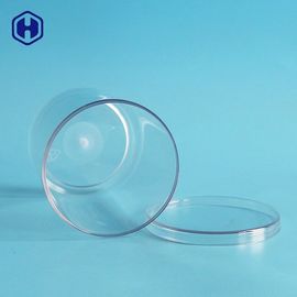 Runde Verpacken- der Lebensmittelplastikbehälter STREICHELN klar Plastikzylinder-Glas