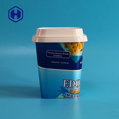 Quadratischer sofortiger Plastik-pp. Wegwerfkasten der Nudel-Schalen-650ml