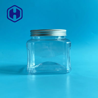 Kanister-Aluminiumdeckel HAUSTIER 1260ml 43oz Plastik-für Hafer-Mahlzeit-Nuss-Fleisch