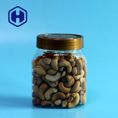 Leck-Beweis-Plastikglas-Nahrungsmittelsichere verpackende ovale Form der Schrauben-13.8oz des Deckel-410ml