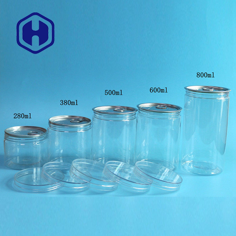 Einfache offene leere Plastiknahrung- für Haustieredose 360ml trocknen Frucht-Gemüse ringsum den luftdichten Schrauben-Deckel