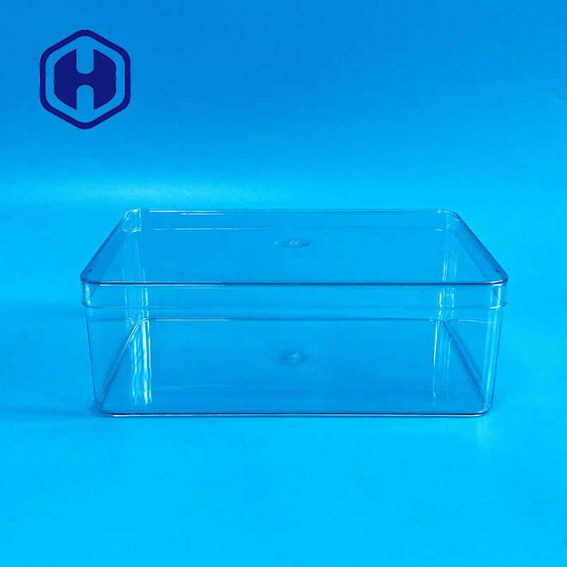 1180 ml Einweg-PET-Verpackungskarton Großformat-Rechteck-Plastik-Food-Schokoladen-Verpackungskartons