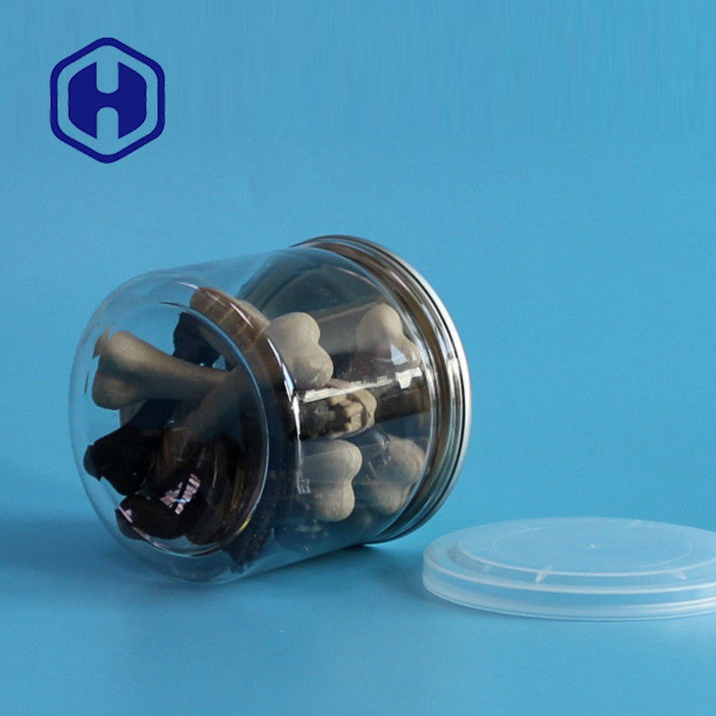 Transparente PET-Kunststoffdose mit leichtem offenem Ende für Trockenkost, Sauce und Gewürze