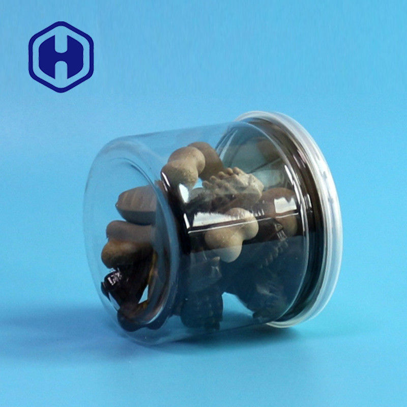 Transparente PET-Kunststoffdose mit leichtem offenem Ende für Trockenkost, Sauce und Gewürze