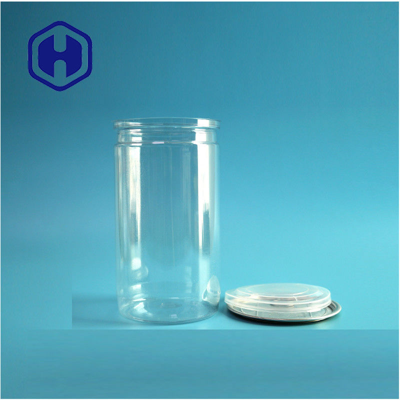 500 ml Anpassung Designs Snack Lebensmittel Produkte Wiederverwendbare PET Kunststoff Dosen für Lebensmittelverpackungen