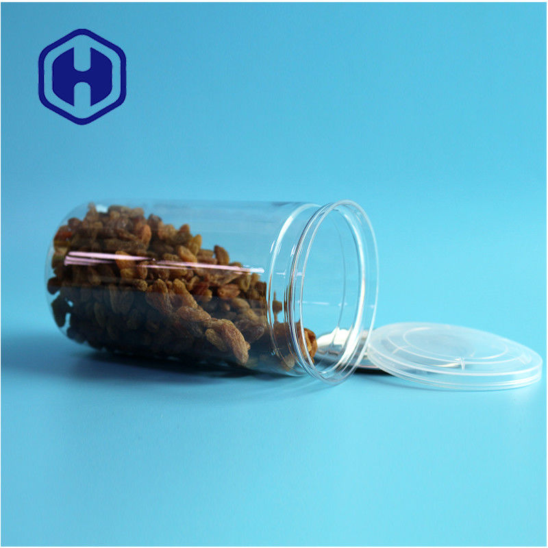 500 ml Anpassung Designs Snack Lebensmittel Produkte Wiederverwendbare PET Kunststoff Dosen für Lebensmittelverpackungen