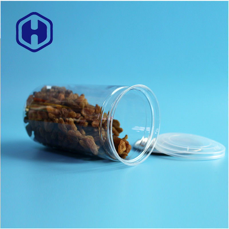 500 ml Anpassung Designs Snack Lebensmittel Produkte Wiederverwendbare PET Kunststoff Dosen für Lebensmittelverpackungen