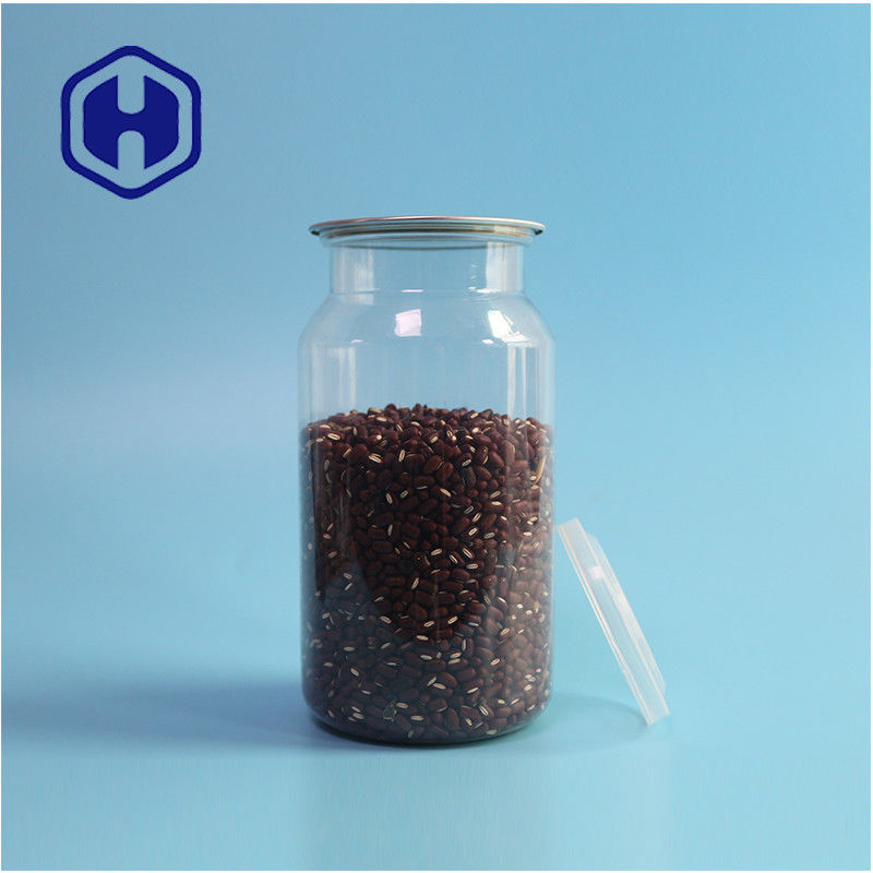 Durchsichtige PET-Kunststoffdosen für trockene Lebensmittel und Gewürze mit undichtem Design und leichtem Öffnen