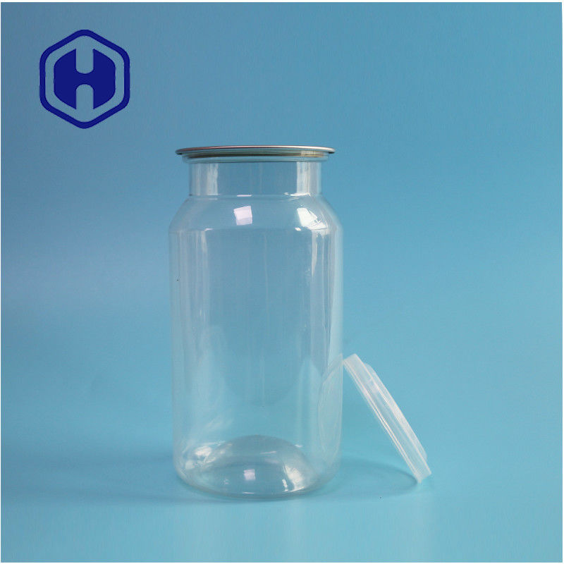 Durchsichtige PET-Kunststoffdosen für trockene Lebensmittel und Gewürze mit undichtem Design und leichtem Öffnen