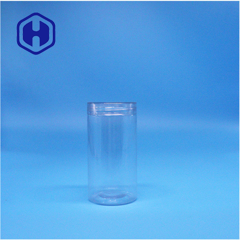 Durchsichtige Runde Kunststoffzucker Pekannüsse Süßigkeiten Mandel Atem Minze Mais Rosinen Walnuss Gläser