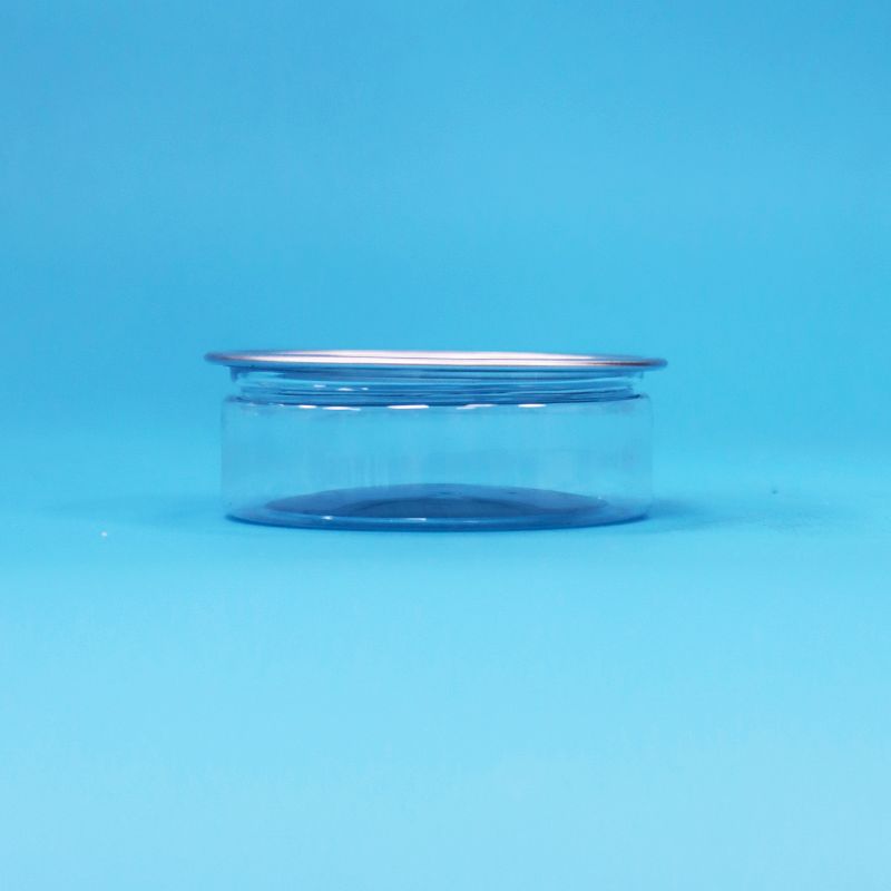 Runde Kunststoff-PET-Dose mit Easy-Open-Deckel aus Zinn für Lebensmittel, Süßigkeiten, Kekse und Snackverpackungen