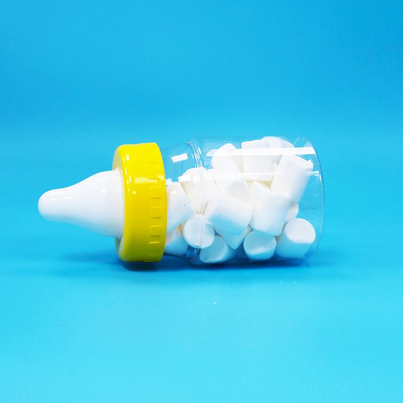 Lebensmittelechter, transparenter PET-Kunststoff, versiegeltes Glas mit Schraubverschluss für Lebensmittel, Süßigkeiten, Kekse