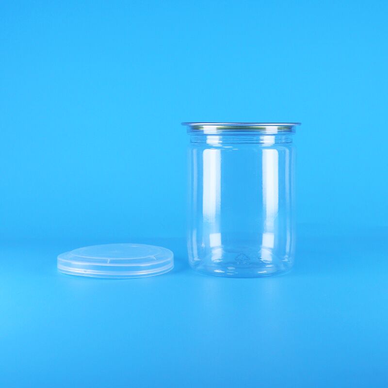 Organische wilde Dschungel-Erdnüsse, getrocknete Lebensmittel, leicht zu öffnende Enden, Kunststoffröhre, klare PET-Popcorn-Dosen