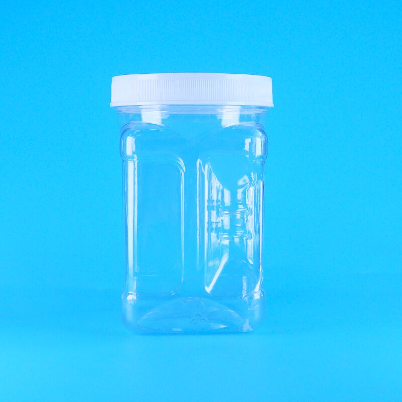 Emon Scheiben Cranberry Kekse Trockener Tintenfisch PET Klares Kunststoff Schraubdeckel Greifer Gläser Lebensmittelqualität