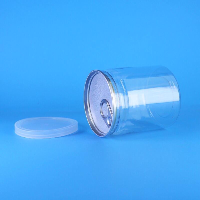 250 ml luftdichtes PET-Glas mit leicht zu öffnendem Deckel für Popcorn und Kartoffelpur