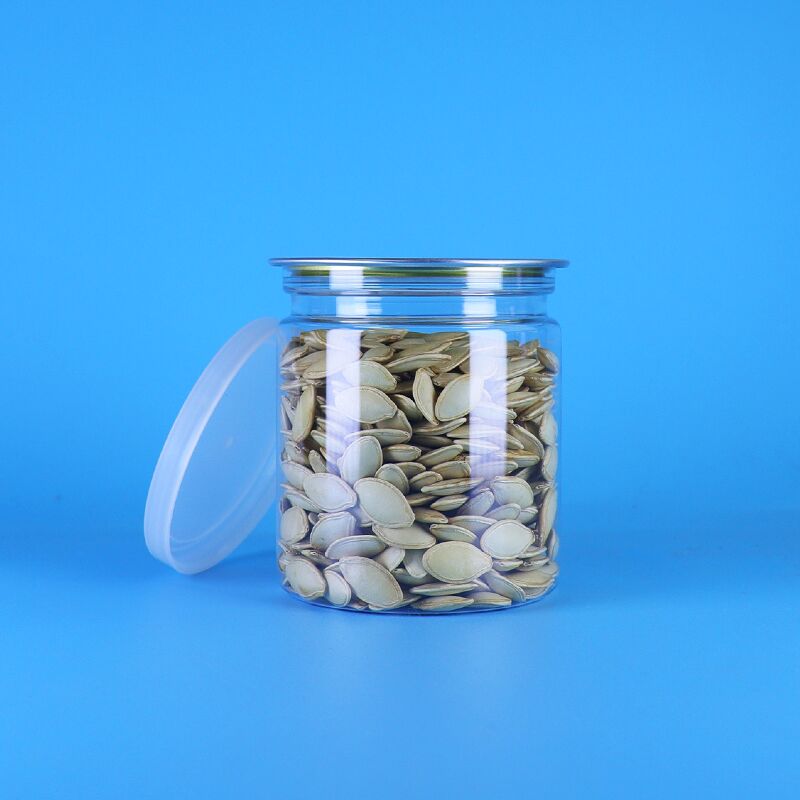 Luftdicht 250 ml PET leicht offene Deckel Kunststoff Pfirsiche kann Schinken Erbsen Lebensmittelverpackungslösungen