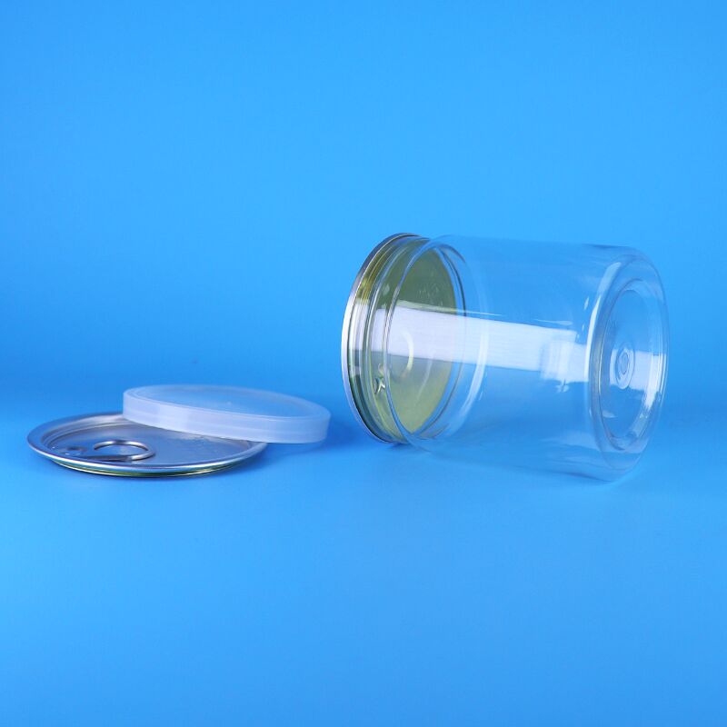 Gut versiegelnde BPA-freie PET-Glas mit leicht offenem Deckel für Lebensmittelverpackungen