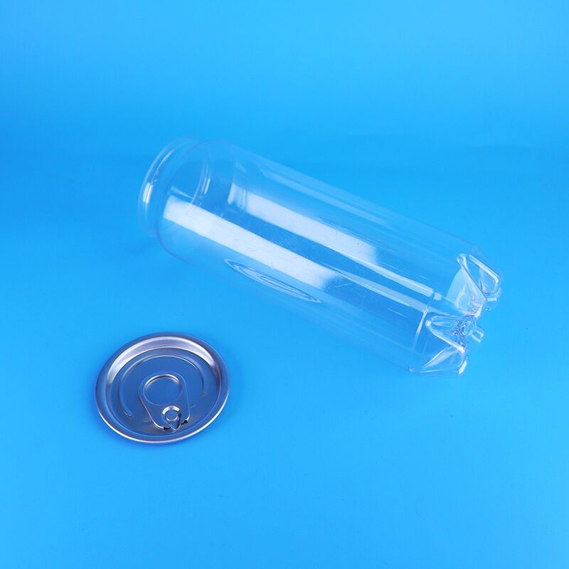 Lebensmittel-Grad benutzerdefinierte Plastikgefäße PET-Plastik Soda Mike Grüner Tee kann leicht Öffnen Deckel