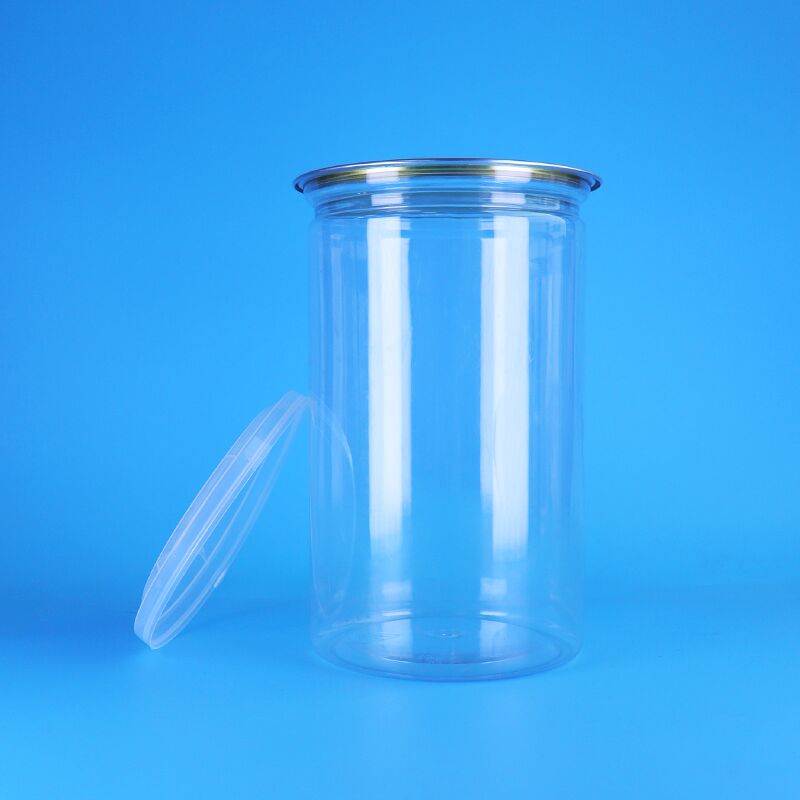 Premium Food Storage PET Transparent Cans For Cakes Brownies Cookies Pastries Candy