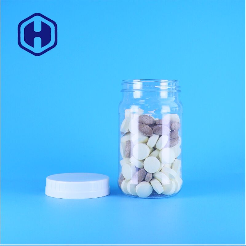 Speicher für Premium-Lebensmittel, klares PET-Glas für Soßen, Snacks, Süßigkeiten, sicher, stilvoll, funktional