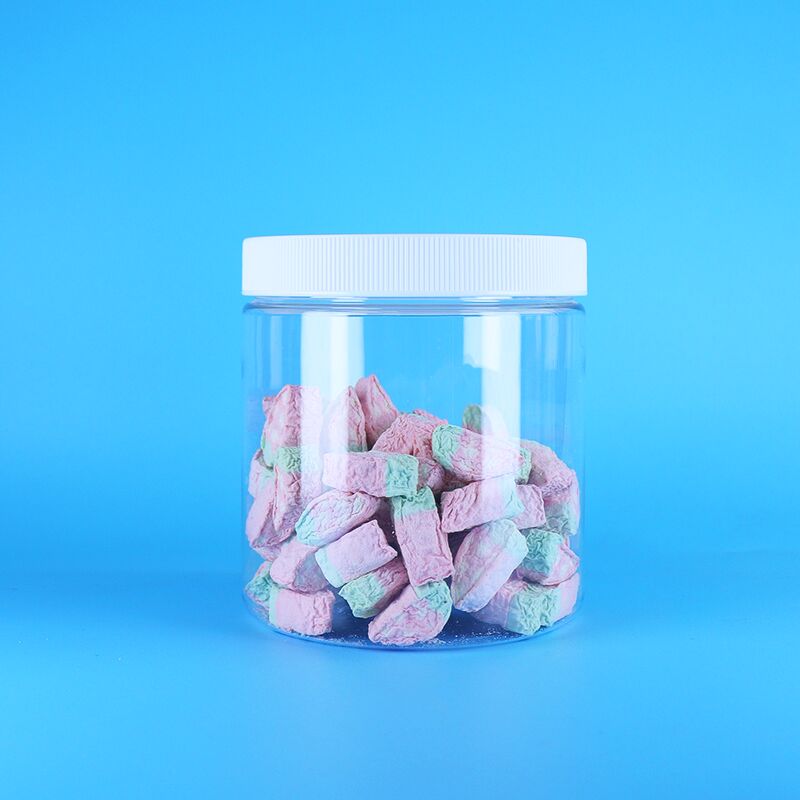Durchsichtige PET-Food-sichere Plastikgefäße für Süßigkeiten Süßigkeiten Getreide Schokolade Zuverlässige Verpackung