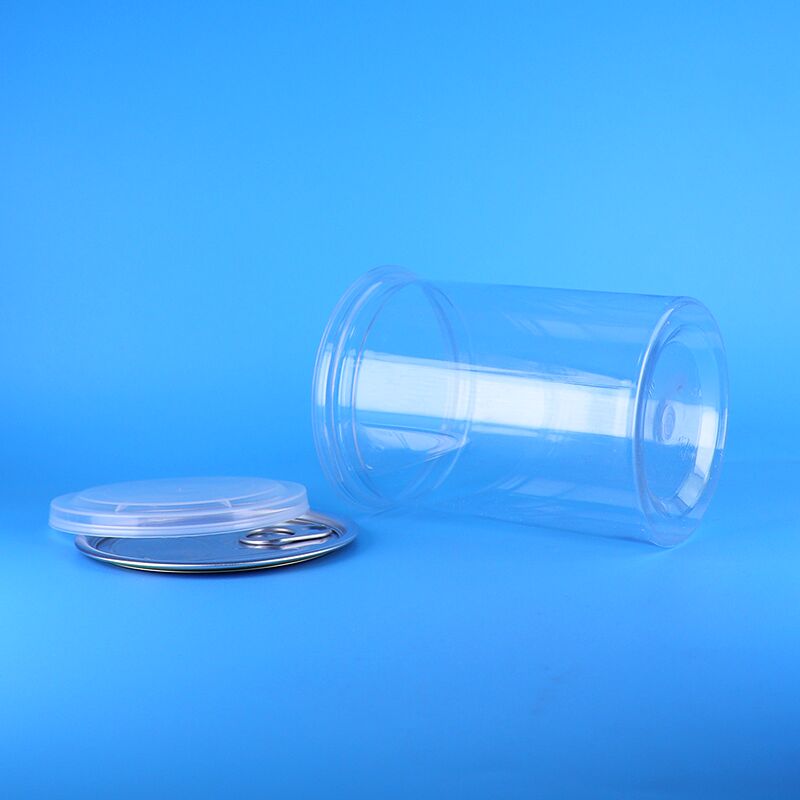 Robuste lebensmittelechte PET-Behälter zur Aufbewahrung von Kuchen, Keksen und Süßigkeiten mit leicht zu öffnendem Deckel