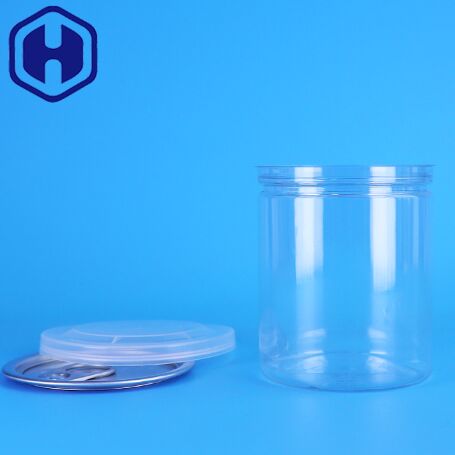 Gutabdichtung Individuelles Design Leicht zu öffnender Deckel Kleine klare PET-Kunststoffdose für Nüsse Babynahrung