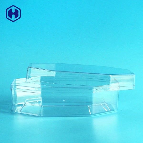 Achteck-rüttelt Plastiknahrungsmittelspeicher die Schokoladen-Kuchen, die 340ml 12oz verpacken