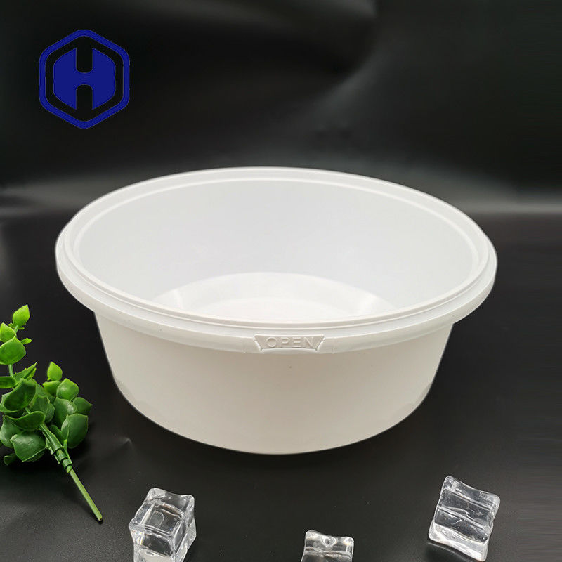 Warmgeformter Schnellimbiß IML nehmen verpackenden Plastik-Leck-Beweis Tray With Lids 1300ml weg