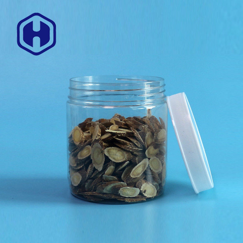 Leck-Beweis-Plastikglas-Sugar Chewing Gum-HAUSTIER Speicher-Gläser der Runden-510ml 87mm