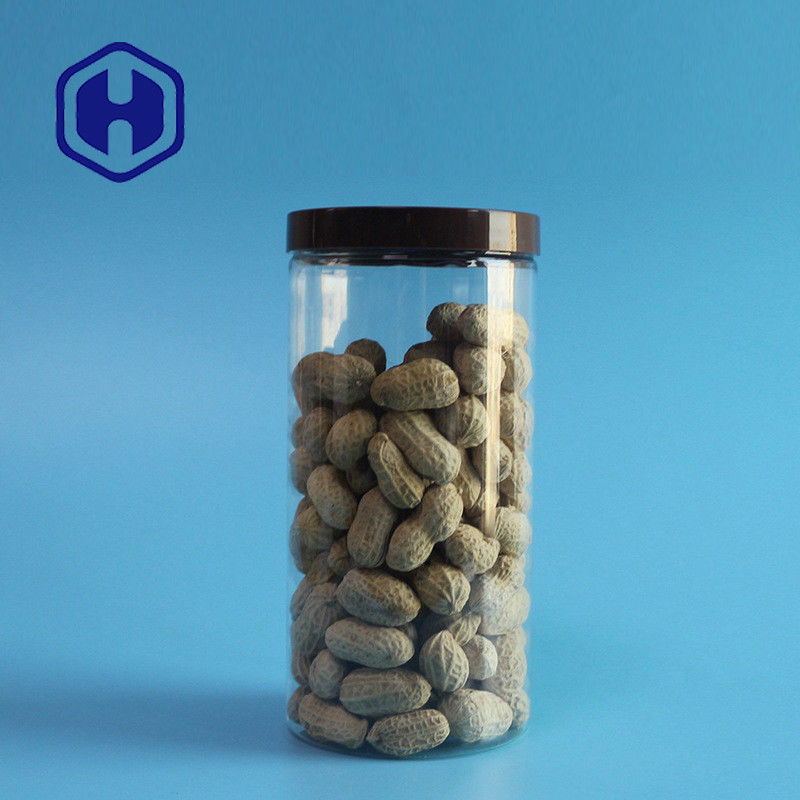 Beweis-Plastikglas des Leck-750ml versah gerade klare Langdraht-Spule Verpackenhaustier große Öffnung mit Seiten