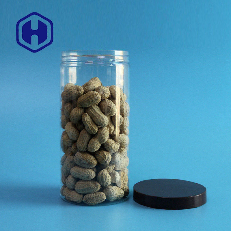 Beweis-Plastikglas des Leck-750ml versah gerade klare Langdraht-Spule Verpackenhaustier große Öffnung mit Seiten