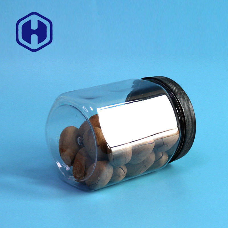 Hexagon-Plastikbehälter-Hafermehl-Getreidemehl-Lutscher Veggie Chips Packaging 630ml 21.5oz