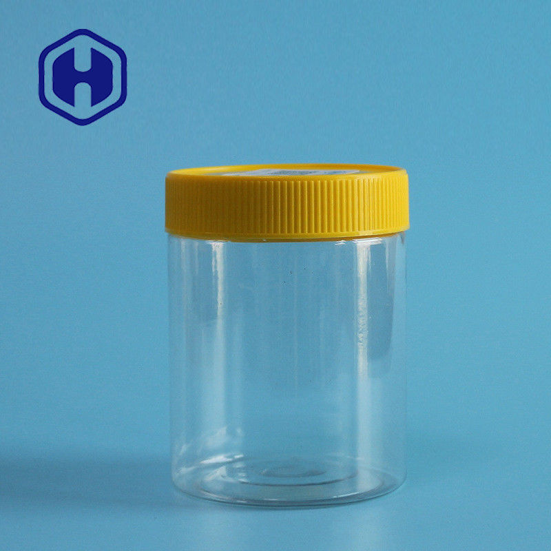 Freie Nüsse Bpa lecken Beweis-Plastikglas 350ml transparente gerade HAUSTIER Runde mit Deckel