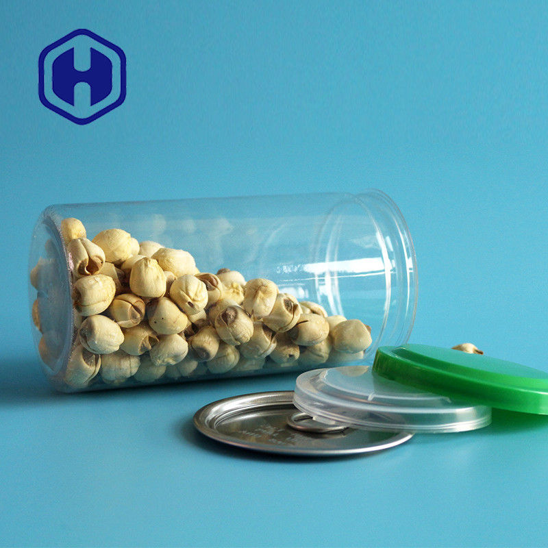 dosen-Samen-Schokoladen-Keks 211# 440ml hält klarer Plastikeinfaches HAUSTIER des offenen Endes kann ab