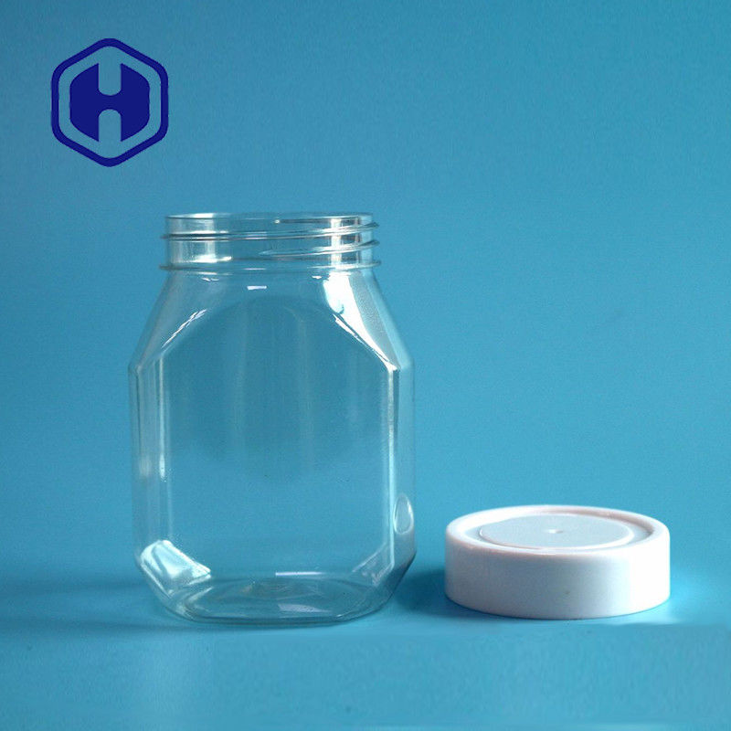 Ungiftiges erdnussbutter-Glas-transparente Farbe 390ml 13oz Plastik