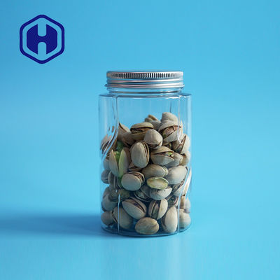 116mm Höhen-leeres Kunststoffgehäuse-Glas 360ml ringsum Aluminiumüberwurfmutter