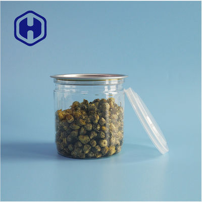 Supermarktverpackungen Lufttetzte, undichteste PET-Plastik-Cookie-Kanister mit leicht zu öffnenden Deckeln