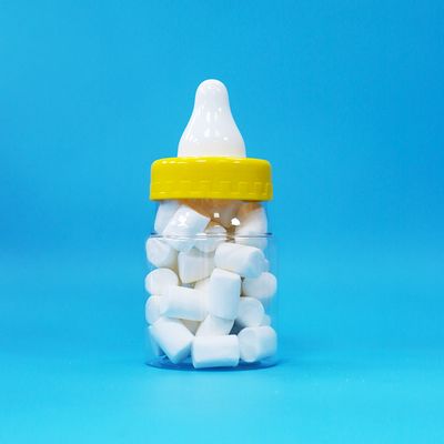 Lebensmittelechter, transparenter PET-Kunststoff, versiegeltes Glas mit Schraubverschluss für Lebensmittel, Süßigkeiten, Kekse