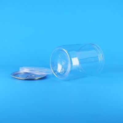 Organische wilde Dschungel-Erdnüsse, getrocknete Lebensmittel, leicht zu öffnende Enden, Kunststoffröhre, klare PET-Popcorn-Dosen