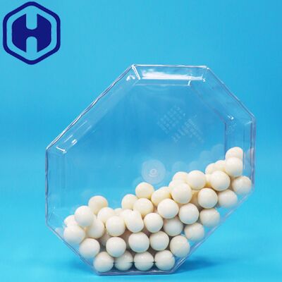 Leere getrocknete Früchte Süßigkeiten Nüsse Kekse PET Kunststoff Oktagon Verpackungskiste Lebensmittel