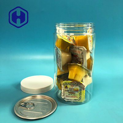 Popcorn-Mandel-Kaffeebohnen lecken Beweis-Plastikglas mit Überwurfmutter